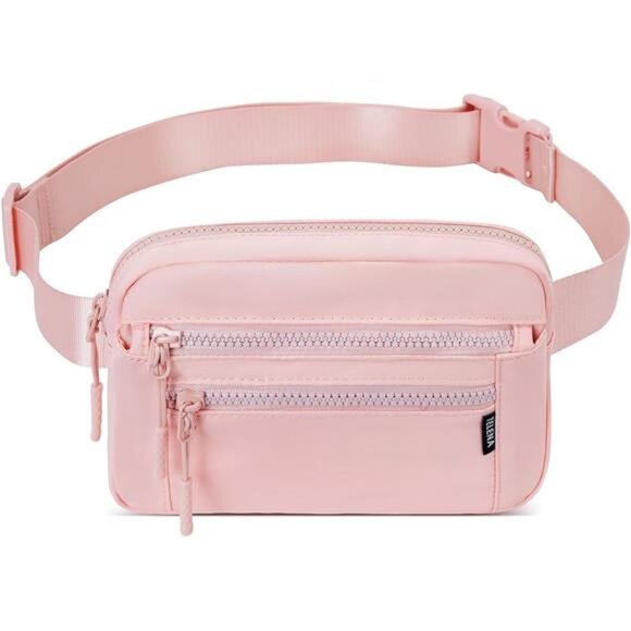 Handbags - Fanny Packs with Adjustable Straps Pink
